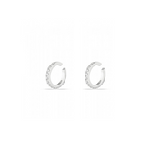 Cubic Zirconia Sterling Silver Ear Cuffs No Piercing - Pair