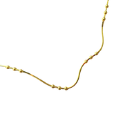 Three Bead Sterling Silver Satellite Bracelet