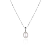Treasures Baroque Seed Pearl Pendant Sterling Silver Necklace