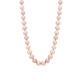 Natural Freshwater Real Purple Pearl Strand Necklace