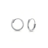 Sterling Silver Essential Hoop Earrings