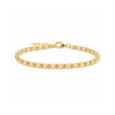 Caged Pearls Sterling Silver Bracelet