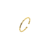 Sterling Silver Twisted Skinny Stacking Ring
