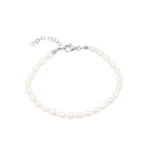 Natural Freshwater Real Seed Pearl Strand Bracelet