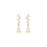 Sterling Silver Dripping Earring