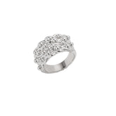 Sterling Silver 4 Row Keeper Ring