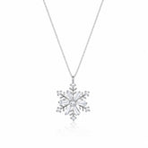 Sterling Silver Snowflake Necklace