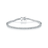 Sterling Silver 2mm Fine Tennis Bracelet