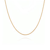 Sterling Silver Rope Chain Necklace