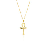 Sterling Silver Egyptian Ankh Necklace