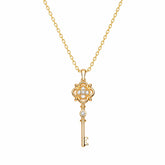 Sterling Silver Ancient Key Necklace