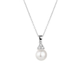 Sterling Silver Grape Pearl Necklace