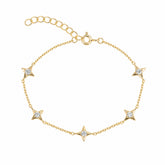 Celestial Star Sterling Silver Bracelet