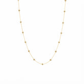 Multicolor Beaded Chain Necklace