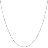 Spero Curb Basic Sterling Silver Chain Necklace