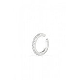 Cubic Zirconia Sterling Silver Ear Cuff No Piercing
