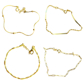 Sterling Silver Bracelet Layering Set - Spero London