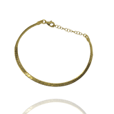 Italian Sterling Silver Herringbone Bracelet - Spero London