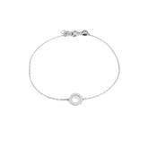 Circle Bracelet in Sterling Silver