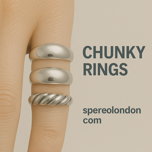 Chunky Rings Silver – Bold Sterling Silver Rings