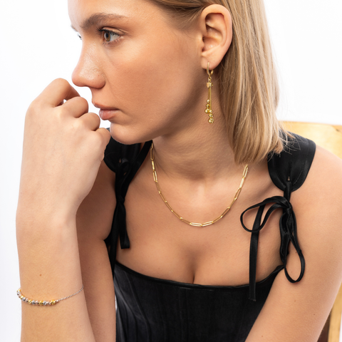 Dorissa Sterling Silver Drop Earrings