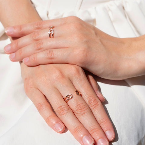 Sterling Silver Safety Pin Ring