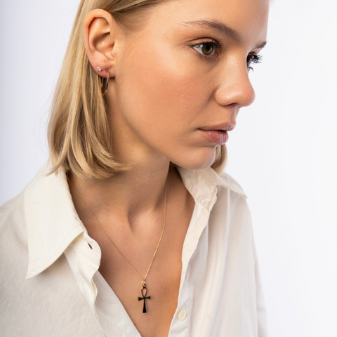 9ct Solid Gold Star Stud Earrings