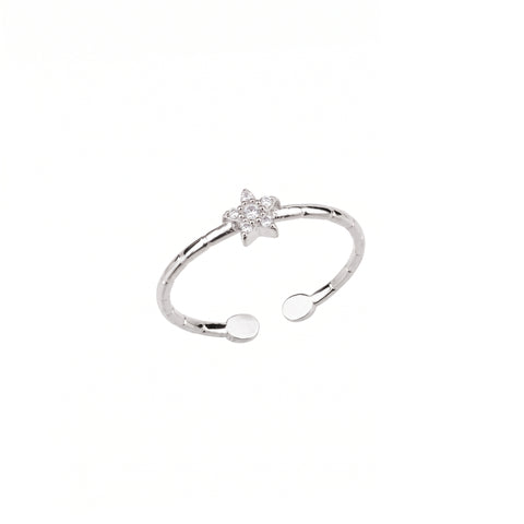 Sparkling Star Open Ring