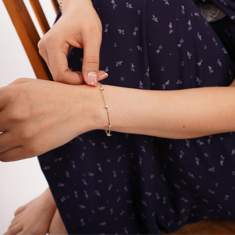 Celestial Star Sterling Silver Bracelet