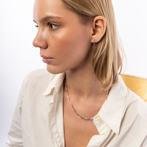 Sterling Silver Hoop Earrings