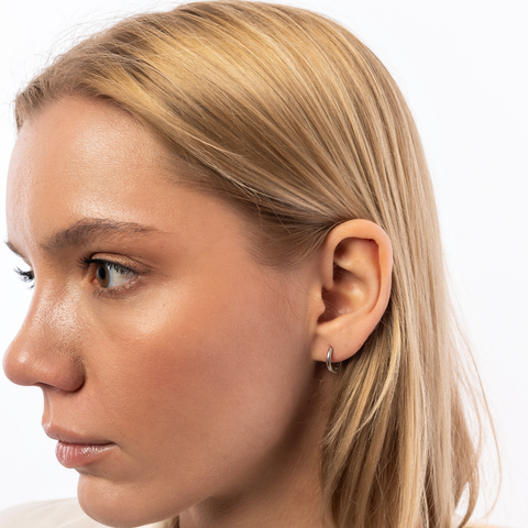 Sterling Silver Hoop Earrings