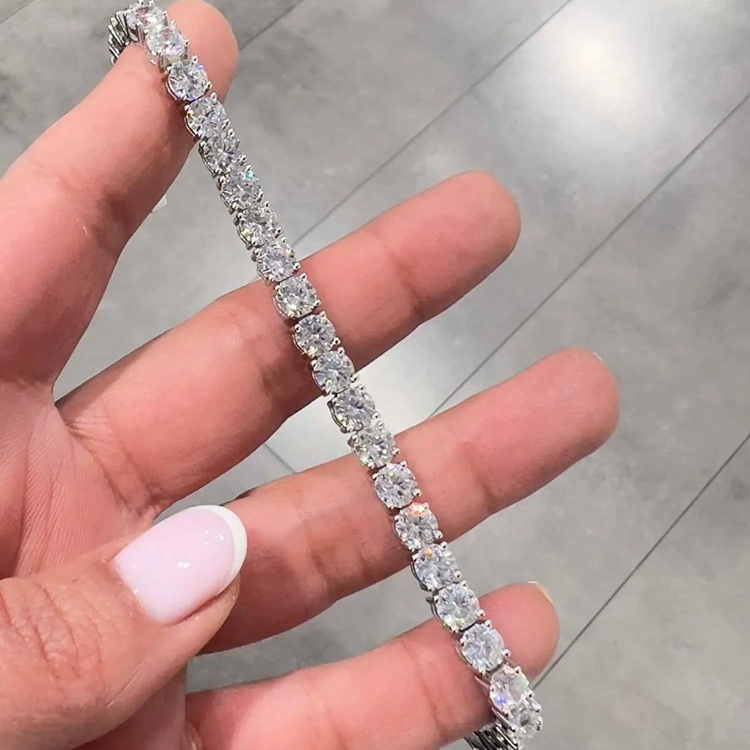 Sterling Silver 5mm Tennis Bracelet