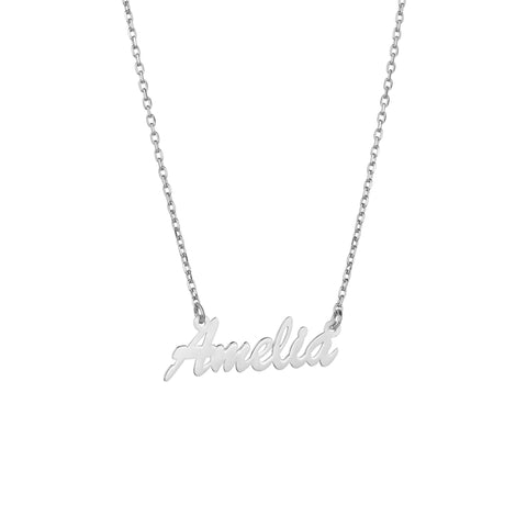 14ct Fine Solid Gold Signature Name Necklace