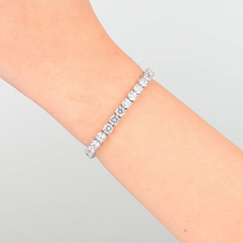 Sterling Silver 5mm Tennis Bracelet