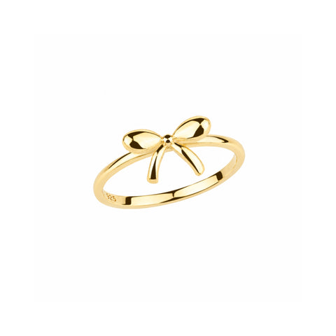 Bow Tie Sterling Silver Ring