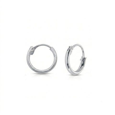 Sterling Silver Essential Hoop Earrings