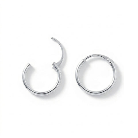 Sterling Silver Essential Hoop Earrings