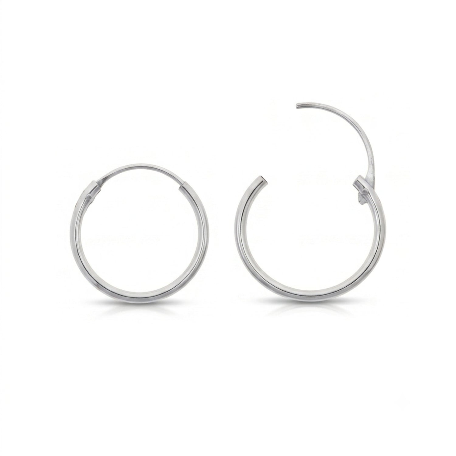 Sterling Silver Essential Hoop Earrings
