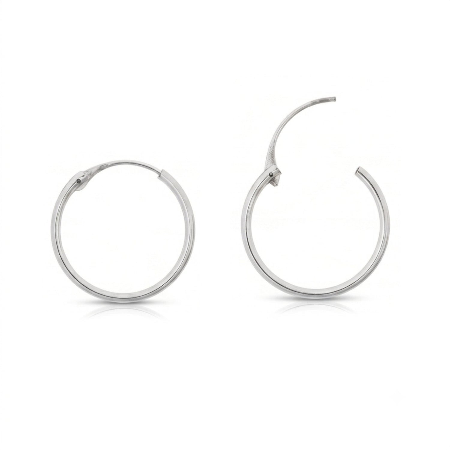 Sterling Silver Essential Hoop Earrings