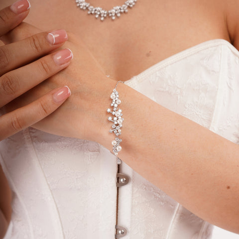 Pearl Radiance Sterling Silver Bracelet