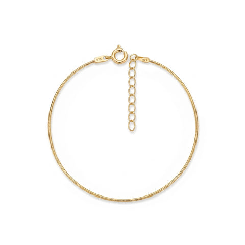Italian Fine Chain Sterling Silver Bracelet