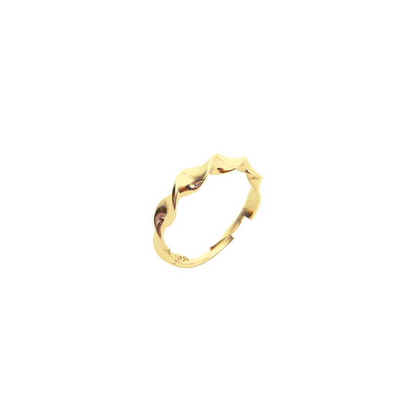 Helical Sterling Ring Lightly Twisted Ring