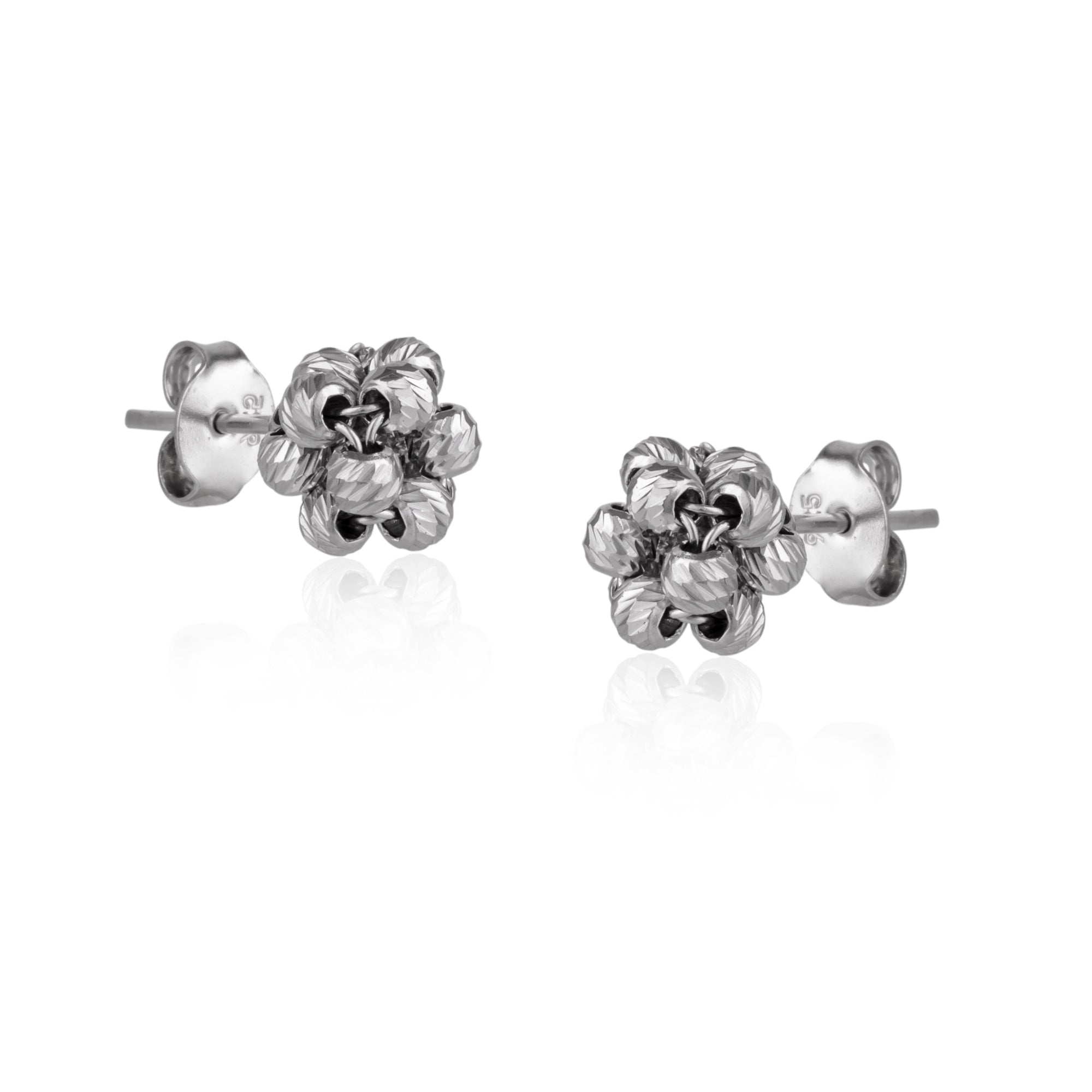 Sterling Silver Dorissa Beaded Stud Earring