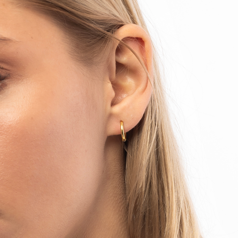 Sterling Silver Single Hoop Earring