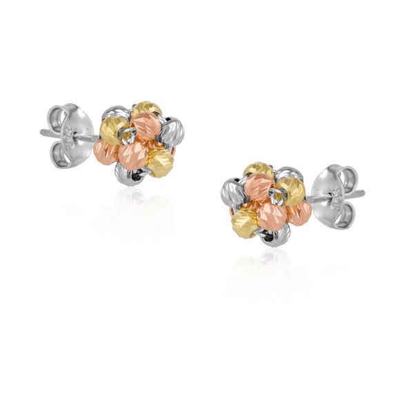 Sterling Dorissa Beaded Stud Earrings