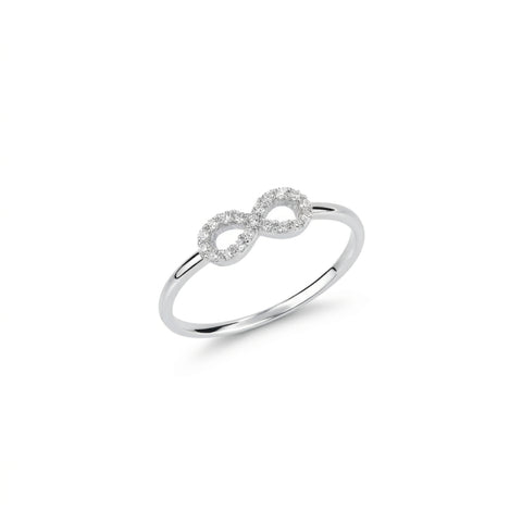 Eternal Infinity Sterling Silver Ring