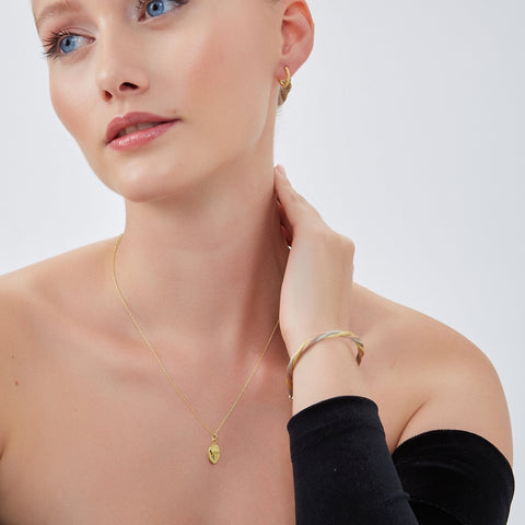 Twisted Rope 3 Color Gold Rose Gold Sterling Silver Handcrafted Bracelet