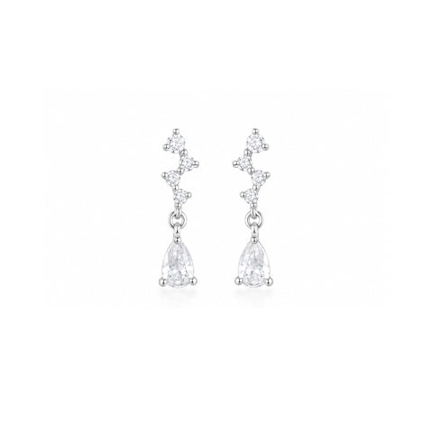Sterling Silver Dripping Earring