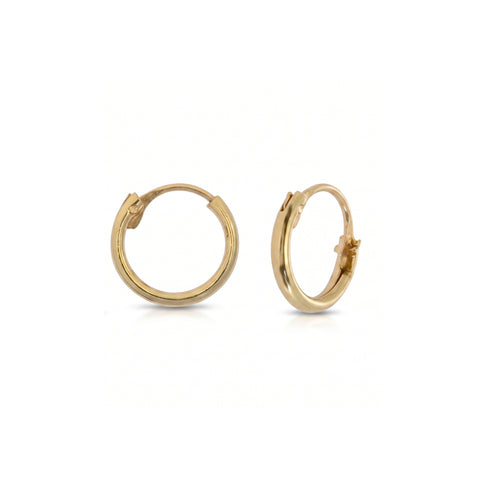 9ct Solid Gold Hoop Earrings