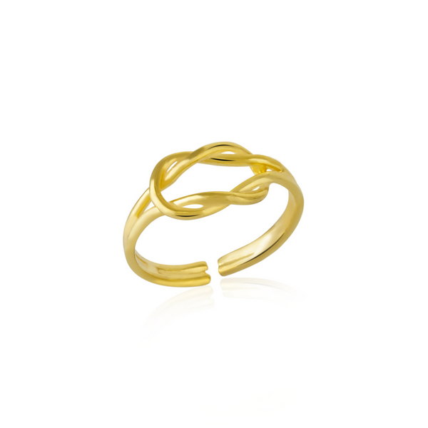 Knot Sterling Adjustable Ring